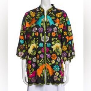 Vintage embroidered jacket sz small